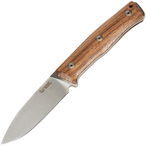 LionSTEEL B35 Fixed Blade Knife Santos Wood Sleipner Steel w/ Sheath B35ST