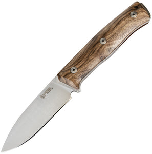 LionSTEEL B35 Fixed Blade Knife Walnut Wood Sleipner Steel w/ Sheath B35WN