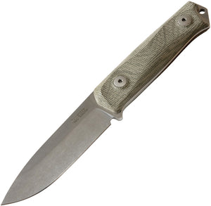 Lion Steel B41 Bushcraft Green Micarta Sleipner Steel Fixed Blade Knife TB41CVG