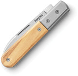 LionSTEEL Roundhead Barlow Olivewood Folding M390 Pocket Knife CK0111UL