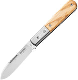 LionSTEEL Roundhead Barlow Olivewood Folding M390 Pocket Knife CK0111UL