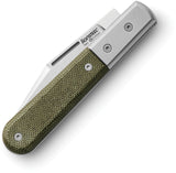 LionSTEEL Shuffler Barlow Micarta Folding M390 Steel Pocket Knife CK0112CVG