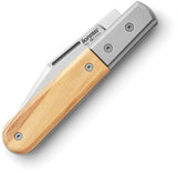 LionSTEEL Shuffler Barlow Tan Olivewood Folding M390 Steel Pocket Knife CK0112UL