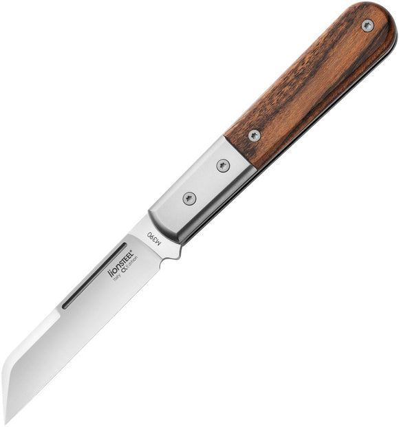 LionSTEEL DOM Barlow Brown Santos Wood Folding M390 Pocket Knife CK0115ST