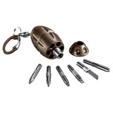 LionSTEEL Eggie Bronze Titanium Keychain Multi-Tool TEGBR