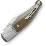 LionSTEEL Gitano Slip Joint Green Micarta Folding Niolox Pocket Knife GT01CVG