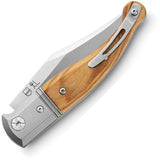 LionSTEEL Gitano Slip Joint Olive Wood Folding Niolox Steel Pocket Knife GT01UL