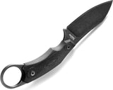 LionSTEEL H1 Skinner Black G10 Bohler M390 Stainless Fixed Blade Knife H1BGBK