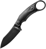 LionSTEEL H1 Skinner Black G10 Bohler M390 Stainless Fixed Blade Knife H1BGBK