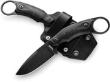 LionSTEEL H2 Black Smooth G10 Bohler M390 Stainless Fixed Blade Knife H2BGBK