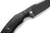 LionSTEEL H2 Black Smooth G10 Bohler M390 Stainless Fixed Blade Knife H2BGBK