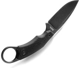 LionSTEEL H2 Black Smooth G10 Bohler M390 Stainless Fixed Blade Knife H2BGBK