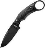 LionSTEEL H2 Black Smooth G10 Bohler M390 Stainless Fixed Blade Knife H2BGBK