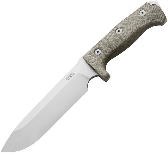 LionSTEEL Green Micarta M7 Sleipner Steel Fixed Satin Blade Knife m7cvg