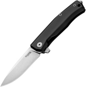 Lion STEEL Myto Framelock Aluminum Black Folding Black M390 Knife 1abs