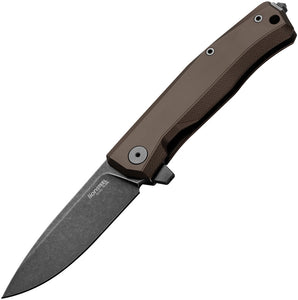 Lion STEEL Myto Framelock Aluminum Brown Folding Black M390 Knife 1aeb