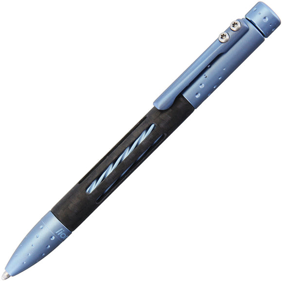 Lion Steel Nyala Pen Carbon Fiber Blue Body NYFCBLM