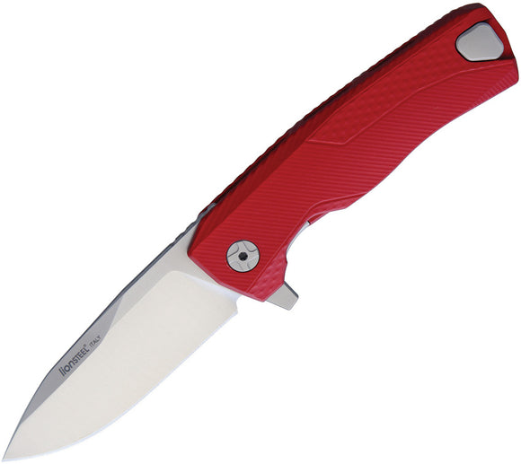 LionSTEEL ROK Framelock Red Aluminum Folding Bohler M390 Pocket Knife ROKARS