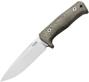 LionSTEEL T5 Green Micarta Fixed Blade Knife t5cvg