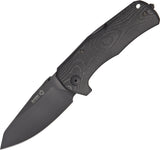 LionSTEEL TM1 Lockback Black Micarta Folding Sleipner Pocket Knife TM1MB