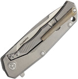 LionSTEEL TRE Framelock 6AL-4V Titanium Folding Bohler M390 Pocket Knife TREBR