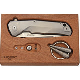 LionSTEEL TRE Framelock 6AL-4V Titanium Folding Bohler M390 Pocket Knife TREBR