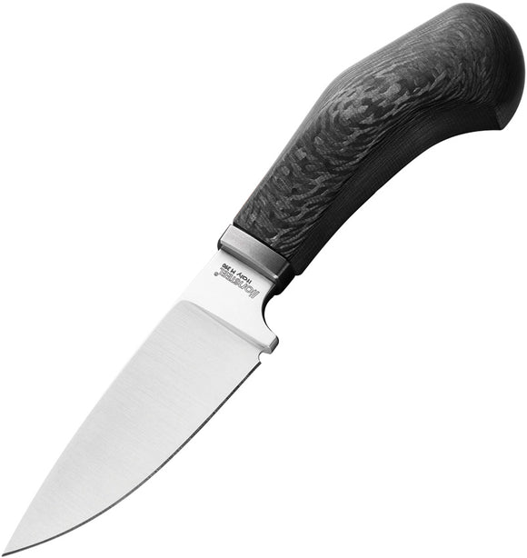 LionSTEEL Willy Black Micarta Bohler M390 Stainless Fixed Blade Knife WL1CF