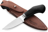 LionSTEEL Willy Black Micarta Bohler M390 Stainless Fixed Blade Knife WL1GBK