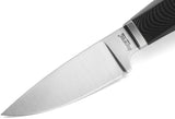 LionSTEEL Willy Black Micarta Bohler M390 Stainless Fixed Blade Knife WL1GBK