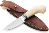 LionSTEEL Willy Tan Ivory Micarta Bohler M390 Stainless Fixed Blade Knife WL1MW