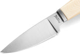 LionSTEEL Willy Tan Ivory Micarta Bohler M390 Stainless Fixed Blade Knife WL1MW