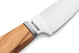 LionSTEEL Willy Smooth Olivewood Bohler M390 Stainless Fixed Blade Knife WL1UL