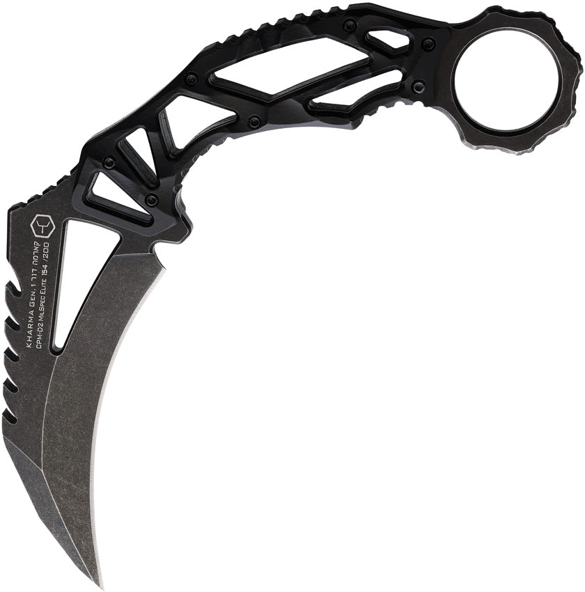 LOTAR Combat KHATOOL Gen.2 IDF Unit CT707 Fixed Blade Knife