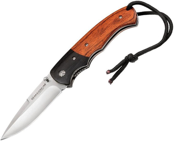 Boker Magnum Woodpecker Linerlock 440A Stainless Folding Blade Knife