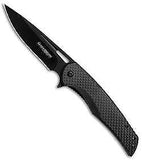 Boker Magnum Black Carbon & G10 Linerlock Folding Pocket Knife