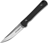 Boker Magnum Lil Friend Fixed Drop Blade Large Black G10 Handle Knife