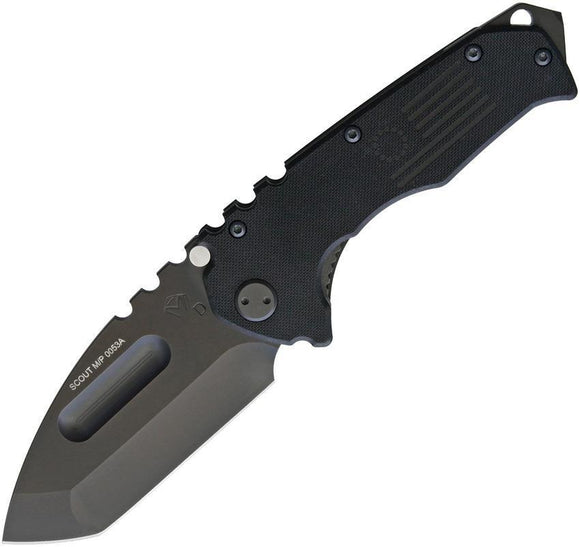 MEDFORD Praetorian Scout Black D2 Tool Tanto G10 Folding Knife