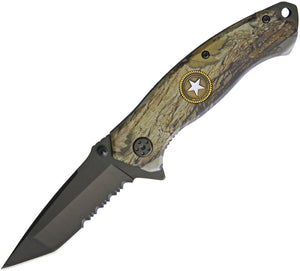 Miscellaneous Linerlock A/O Camo Assisted Folding Knife 4375