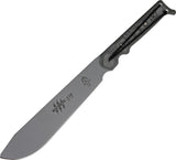 TOPS Knives 17.25" Machete Fixed Carbon Steel Blade Black Handle