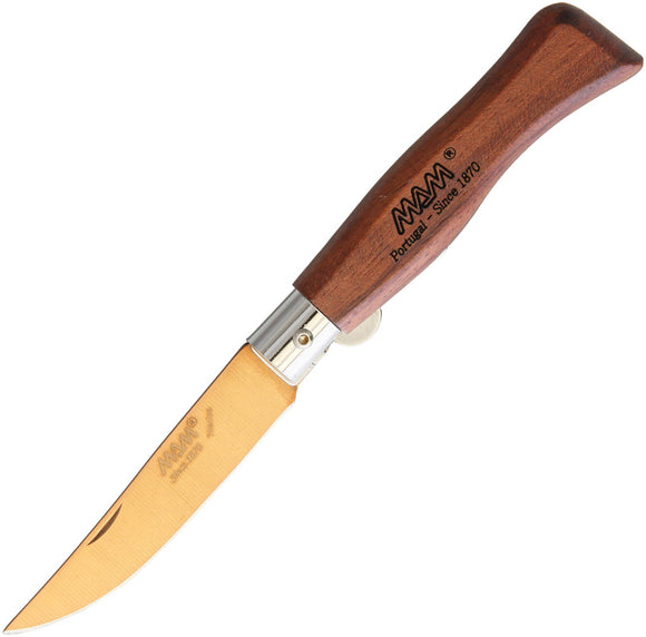 MAM 145th Anniversary Linerlock Bubinga Folding 420 Stainless Pocket Knife 5000
