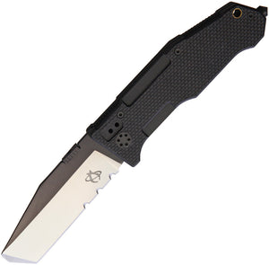 Mantis Folding Pry II Stainless Folding Pocket Knife Black G-10 Handles 72AS
