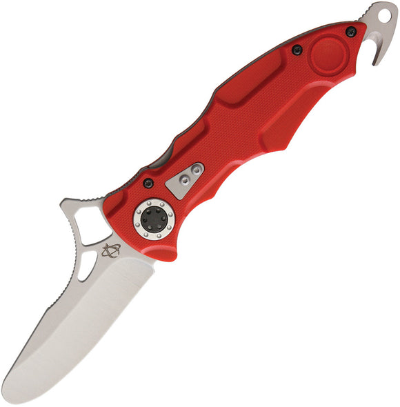 Mantis MT Trainer Linerlock Red Stainless Folding Pocket Knife G-10 Handle MT75T