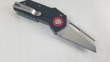 Mantis Pit Boss Black Folding Pocket Knife G-10 Handles MT9