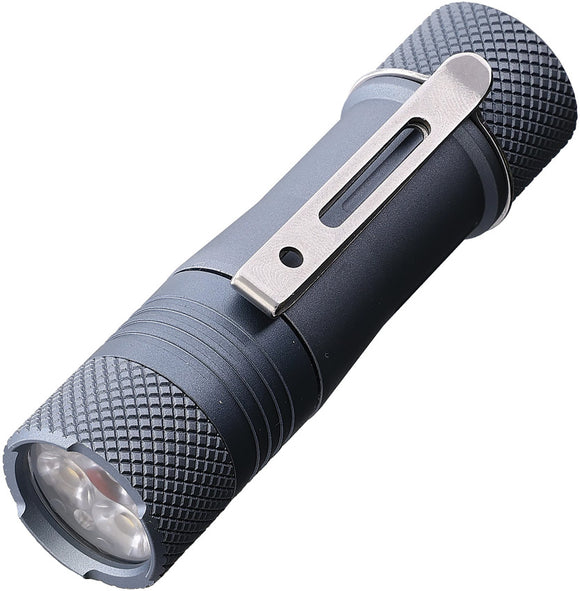 Maratac Compact Tri Flood Grey Aluminum Water Resistant Flashlight 079