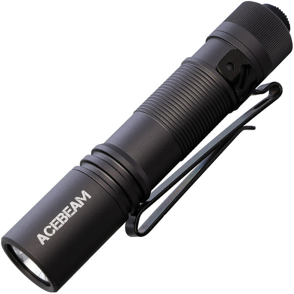 Maratac Anvil Acebeam Smooth Black Water Resistant Flashlight RA47