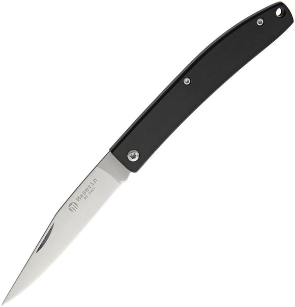 Maserin EDC Black Micarta Slip Joint D2 Folding Knife 164mn