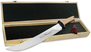 Maserin Sommelier 18.5" unsharpened 420 Sabre + Wooden Storage Box 2000sc11