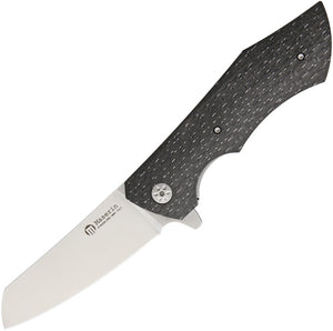 Maserin AM-2 Titanium Carbon Fiber Linerlock Folding N690 Knife 378ct