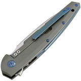 Maserin Consoli Framelock Titanium D2 Folding Knife 405