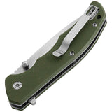 Maserin Sport Linerlock Green Folding Knife 46004g10v